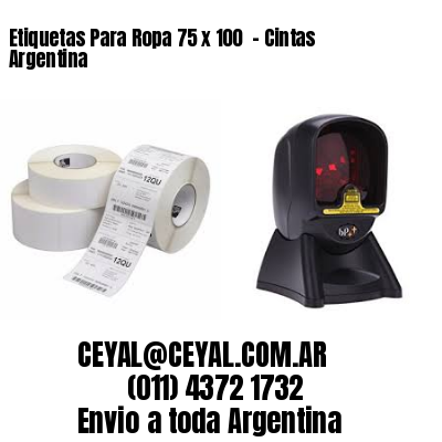 Etiquetas Para Ropa 75 x 100  – Cintas Argentina
