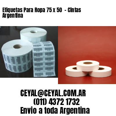 Etiquetas Para Ropa 75 x 50  – Cintas Argentina