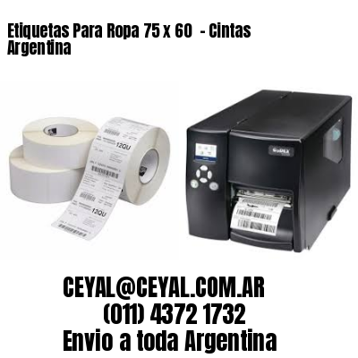 Etiquetas Para Ropa 75 x 60  – Cintas Argentina