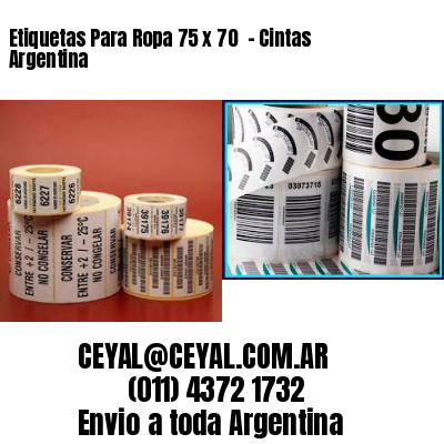 Etiquetas Para Ropa 75 x 70  – Cintas Argentina