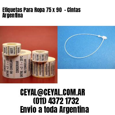 Etiquetas Para Ropa 75 x 90  – Cintas Argentina