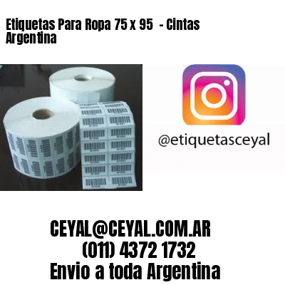 Etiquetas Para Ropa 75 x 95  – Cintas Argentina