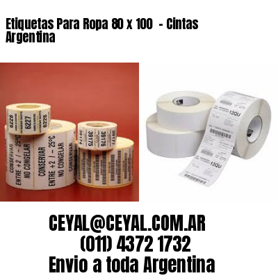 Etiquetas Para Ropa 80 x 100  – Cintas Argentina