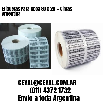 Etiquetas Para Ropa 80 x 20  – Cintas Argentina