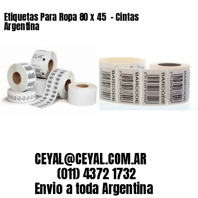Etiquetas Para Ropa 80 x 45  – Cintas Argentina