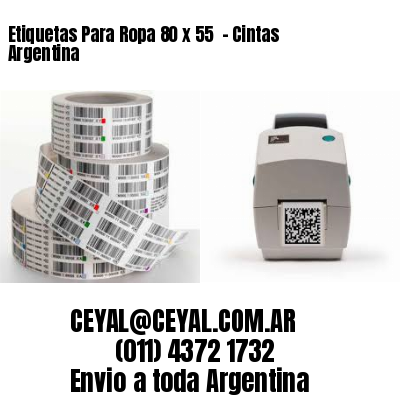 Etiquetas Para Ropa 80 x 55  – Cintas Argentina
