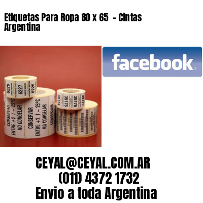 Etiquetas Para Ropa 80 x 65  – Cintas Argentina
