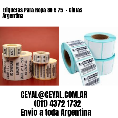 Etiquetas Para Ropa 80 x 75  – Cintas Argentina