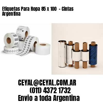 Etiquetas Para Ropa 85 x 100  – Cintas Argentina