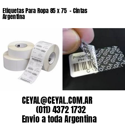 Etiquetas Para Ropa 85 x 75  – Cintas Argentina