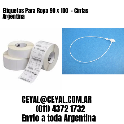 Etiquetas Para Ropa 90 x 100  – Cintas Argentina