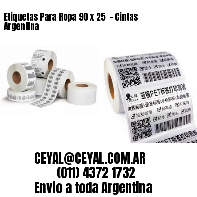Etiquetas Para Ropa 90 x 25  – Cintas Argentina