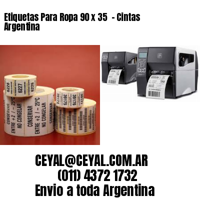 Etiquetas Para Ropa 90 x 35  – Cintas Argentina