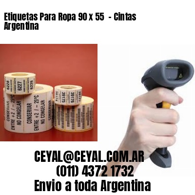 Etiquetas Para Ropa 90 x 55  – Cintas Argentina
