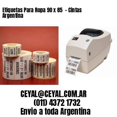 Etiquetas Para Ropa 90 x 85  – Cintas Argentina