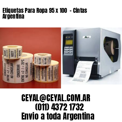Etiquetas Para Ropa 95 x 100  – Cintas Argentina