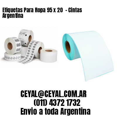 Etiquetas Para Ropa 95 x 20  – Cintas Argentina