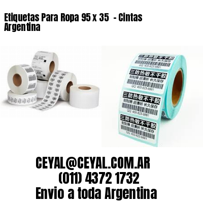 Etiquetas Para Ropa 95 x 35  – Cintas Argentina
