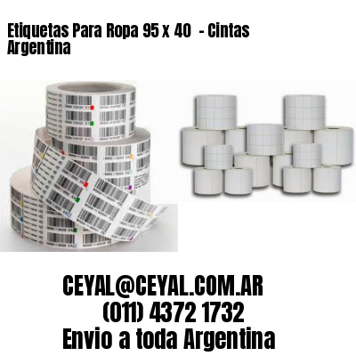Etiquetas Para Ropa 95 x 40  – Cintas Argentina