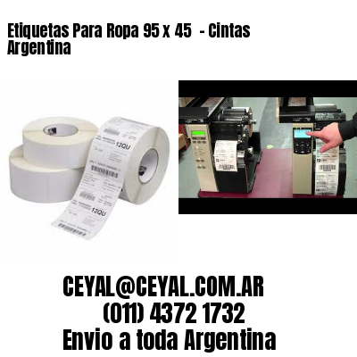 Etiquetas Para Ropa 95 x 45  – Cintas Argentina
