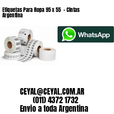 Etiquetas Para Ropa 95 x 55  – Cintas Argentina