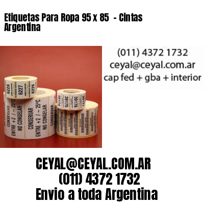 Etiquetas Para Ropa 95 x 85  – Cintas Argentina