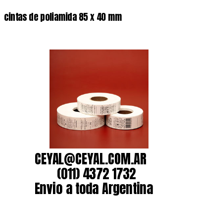 cintas de poliamida 85 x 40 mm