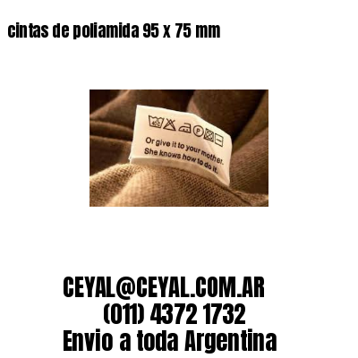cintas de poliamida 95 x 75 mm