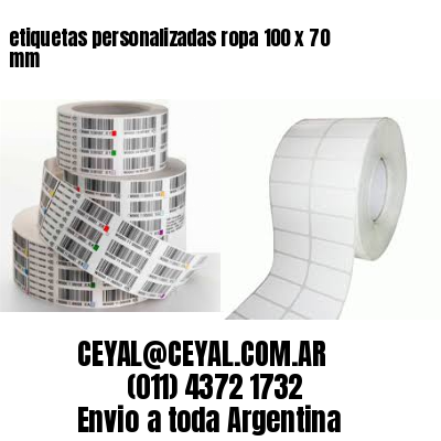 etiquetas personalizadas ropa 100 x 70 mm