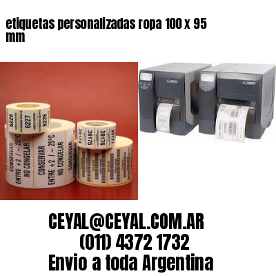etiquetas personalizadas ropa 100 x 95 mm