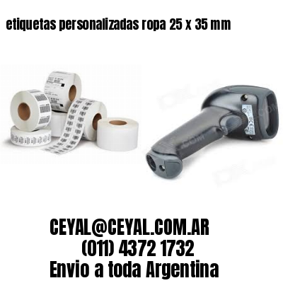 etiquetas personalizadas ropa 25 x 35 mm