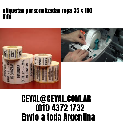 etiquetas personalizadas ropa 35 x 100 mm