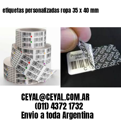 etiquetas personalizadas ropa 35 x 40 mm