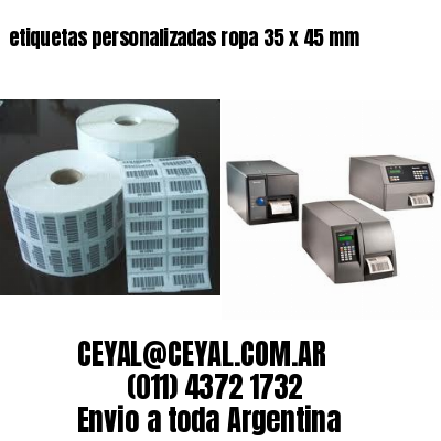 etiquetas personalizadas ropa 35 x 45 mm