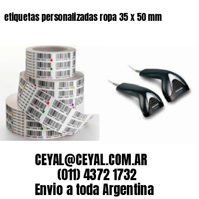 etiquetas personalizadas ropa 35 x 50 mm