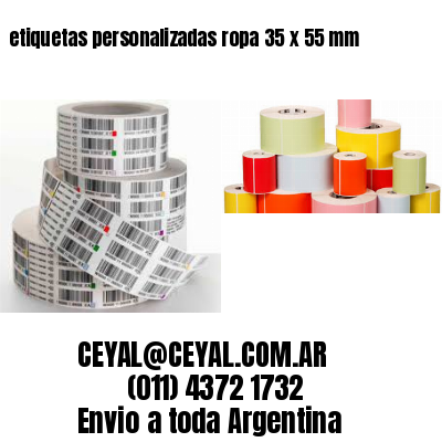 etiquetas personalizadas ropa 35 x 55 mm