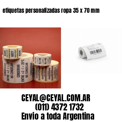 etiquetas personalizadas ropa 35 x 70 mm