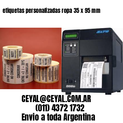 etiquetas personalizadas ropa 35 x 95 mm