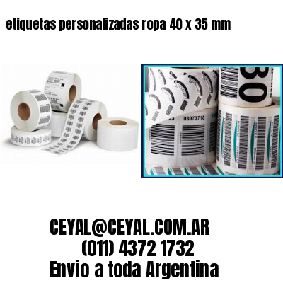 etiquetas personalizadas ropa 40 x 35 mm