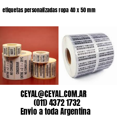 etiquetas personalizadas ropa 40 x 50 mm