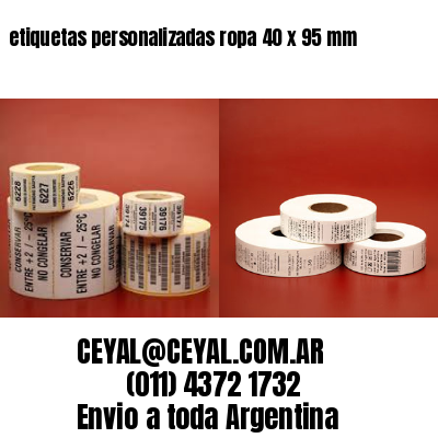 etiquetas personalizadas ropa 40 x 95 mm