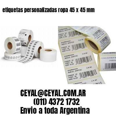 etiquetas personalizadas ropa 45 x 45 mm