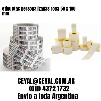 etiquetas personalizadas ropa 50 x 100 mm