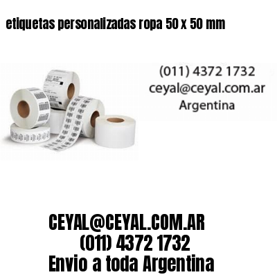 etiquetas personalizadas ropa 50 x 50 mm