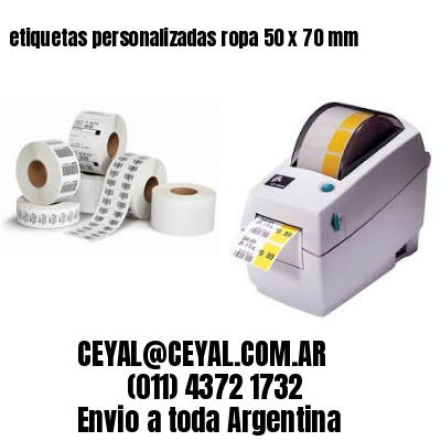 etiquetas personalizadas ropa 50 x 70 mm
