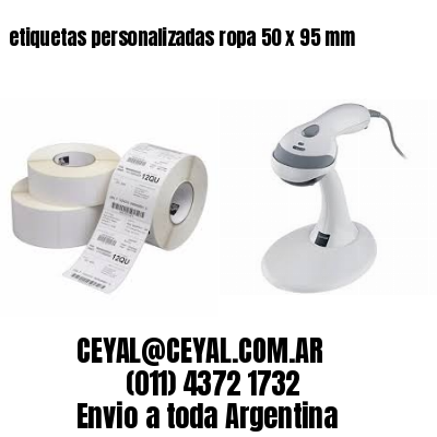 etiquetas personalizadas ropa 50 x 95 mm