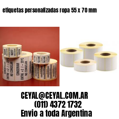 etiquetas personalizadas ropa 55 x 70 mm