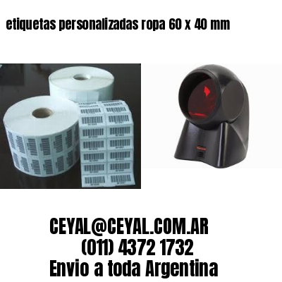etiquetas personalizadas ropa 60 x 40 mm