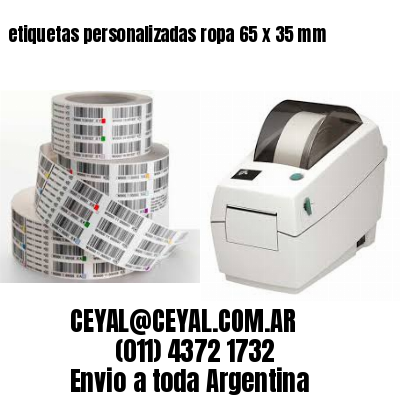 etiquetas personalizadas ropa 65 x 35 mm