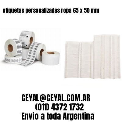 etiquetas personalizadas ropa 65 x 50 mm